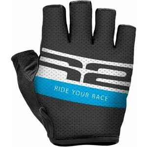 R2 Ride Bike Gloves Black/White/Blue XXL