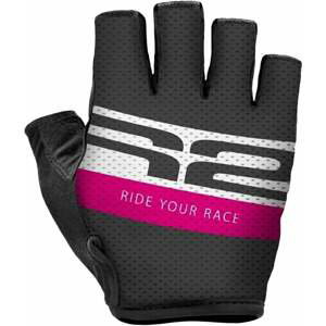 R2 Ride Bike Gloves Black/White/Pink S