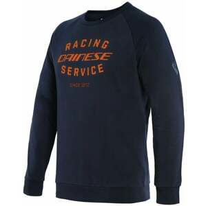 Dainese Paddock Sweatshirt Black Iris/Flame Orange 2XL Mikina