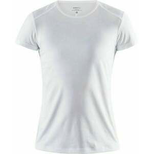 Craft ADV Essence Slim SS Women's Tee White M Bežecké tričko s krátkym rukávom