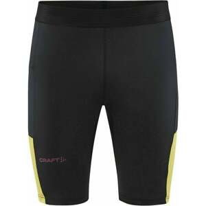 Craft PRO Hypervent Shorts Black/Cress XL Bežecké kraťasy