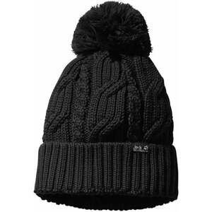 Jack Wolfskin Stormlock Pompom Beanie Black UNI Lyžiarska čiapka