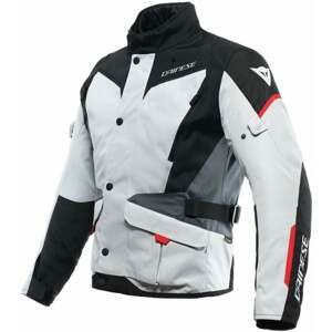 Dainese Tempest 3 D-Dry Glacier Gray/Black/Lava Red 60 Textilná bunda