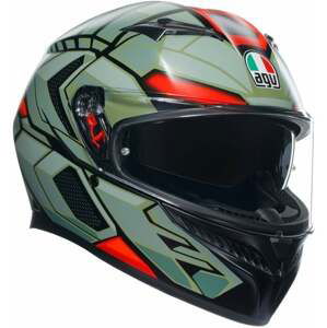 AGV K3 Decept Matt Black/Green/Red XS Prilba