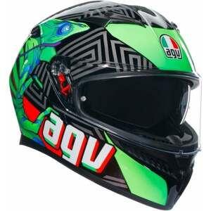 AGV K3 Kamaleon Black/Red/Green S Prilba