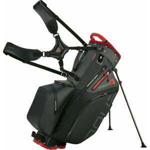 Big Max Aqua Hybrid 4 Black/Charcoal/Red Stand Bag