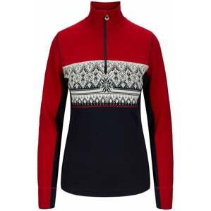 Dale of Norway Moritz Basic Womens Sweater Superfine Merino Raspberry/Navy/Off White S