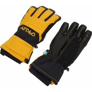 Oakley B1B Glove Amber Yellow/Blackout XL Lyžiarske rukavice