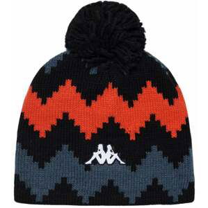 Kappa 6Cento Pomok G Beanie Black/Grey Asphalt/Orange Smutty Graphic 05