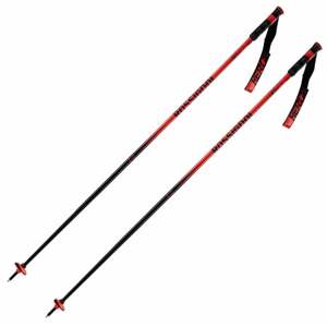 Rossignol Hero SL Ski Poles Black/Red 125 cm Lyžiarske palice