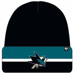 San Jose Sharks Split Cuff Knit Black Hokejová čiapka