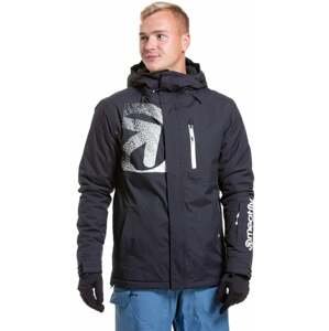 Meatfly Shader Mens SNB and Ski Jacket Black S Lyžiarska bunda