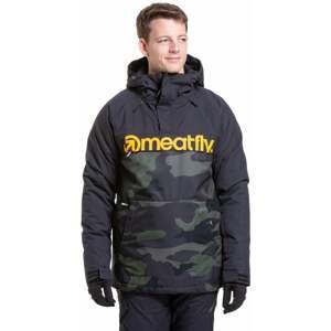 Meatfly Slinger Mens SNB and Ski Jacket Rampage Camo M Lyžiarska bunda