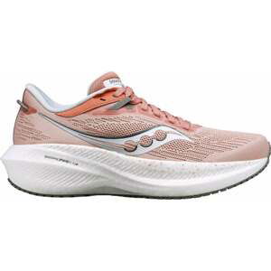 Saucony Triumph 21 Womens Shoes Lotus/Bough 40 Cestná bežecká obuv