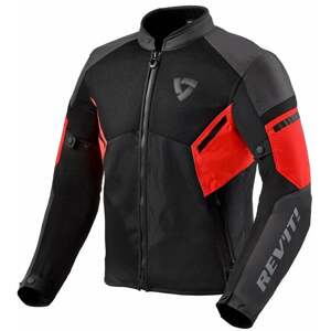 Rev'it! Jacket GT-R Air 3 Black/Neon Red M Textilná bunda