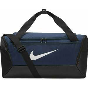 Nike Brasilia 9.5 Duffel Bag Midnight Navy/Black/White 41 L Športová taška