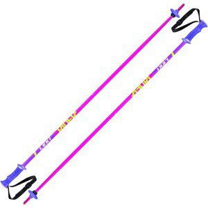 Leki Rider Pink/White/Green/Lilac 105 cm Lyžiarske palice