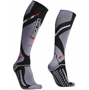 Forma Boots Ponožky Road Compression Socks Black/Grey 39/42