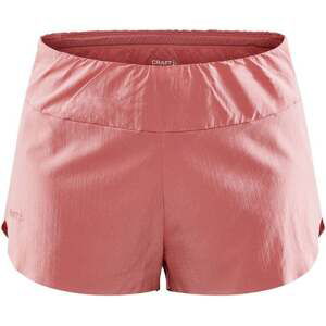 Craft PRO Hypervent Split Shorts Coral XS Bežecké kraťasy