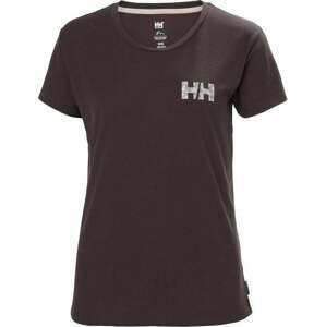 Helly Hansen W Skog Recycled Graphic T-Shirt Bourbon XS Outdoorové tričko