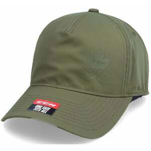 CCM Nostalgia Leaf Slouch Khaki Green Hokejová šiltovka