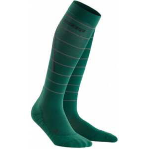 CEP WP50GZ Compression Tall Socks Reflective Green V Bežecké ponožky