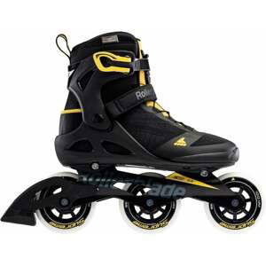 Rollerblade Macroblade 100 3WD Kolieskové korčule Black/Saffron Yellow 38