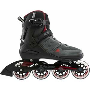 Rollerblade Spark 84 Dark Grey/Red 40,5 Kolieskové korčule