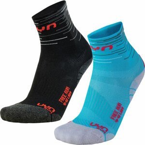 UYN Free Run Socks 2 Pairs Turquoise-Čierna 39/40