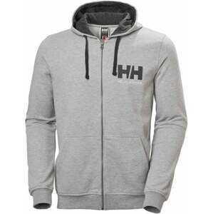 Helly Hansen Men's HH Logo Full Zip Hoodie Grey Melange XXL