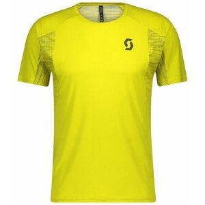 Scott Shirt Trail Run Sulphur Yellow/Smoked Green L Bežecké tričko s krátkym rukávom