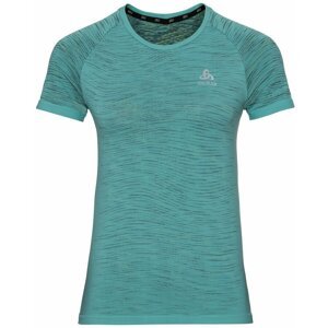 Odlo Blackcomb Ceramicool T-Shirt Jaded/Space Dye XS Bežecké tričko s krátkym rukávom