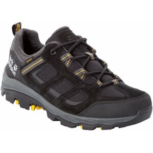 Jack Wolfskin Pánske outdoorové topánky Vojo 3 Texapore Low Black/Burly Yellow XT 45