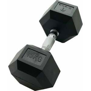 Sveltus Hexagonal Dumbbell 15 kg Čierna Jednoručná činka