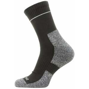 Sealskinz Solo QuickDry Ankle Length Sock Black/Grey S
