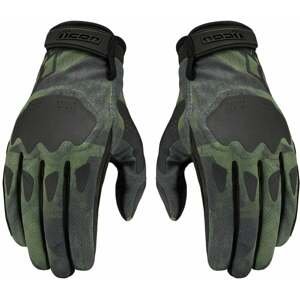 ICON - Motorcycle Gear Hooligan™ Glove Battlescar Green M Rukavice