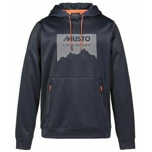 Musto Outdoorová mikina Land Rover Hoodie Navy XL