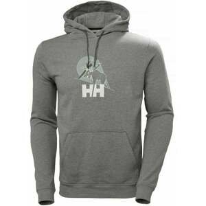 Helly Hansen Outdoorová mikina Men's F2F Organic Cotton Hoodie Concrete S