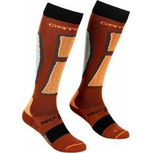 Ortovox Ski Rock 'N' Wool Long M Clay Orange 39-41 Lyžiarske ponožky