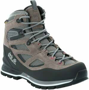 Jack Wolfskin Force Crest Texapore Mid W Tarmac Grey/Pink 42 Dámske outdoorové topánky