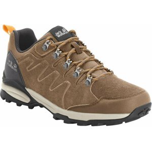 Jack Wolfskin Dámske outdoorové topánky Refugio Texapore Low W Brown/Apricot 39