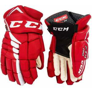 CCM Hokejové rukavice JetSpeed FT4 Pro SR 15 Red/White