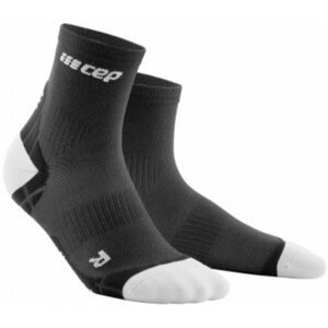 CEP WP3BIY Compression Short Socks Ultralight Black-Grey IV
