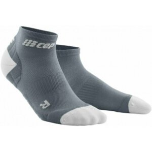 CEP WP5AJY Compression Low Cut Socks Ultralight Grey-Light Grey V