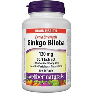 Webber Naturals Ginkgo Biloba Extra Strong 300 Capsules
