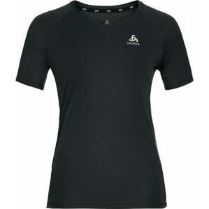 Odlo Essential Black XS Bežecké tričko s krátkym rukávom