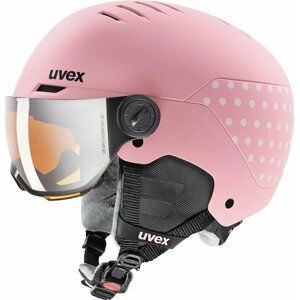 UVEX Rocket Junior Visor Pink Confetti 51-55 cm Lyžiarska prilba