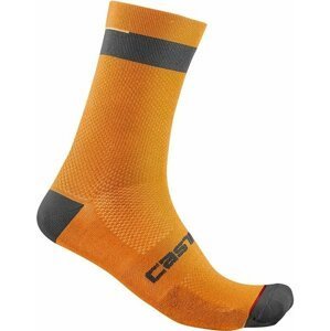 Castelli Alpha 18 Socks Brilliant Orange/Black S/M