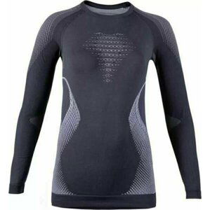 UYN Evolutyon Lady Comfort Underwear Shirt Long Sleeves Charcoal/White/Light Grey L/XL Dámske termoprádlo