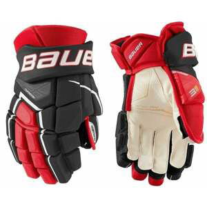 Bauer Hokejové rukavice S21 Supreme 3S Pro SR 15 Black/Red